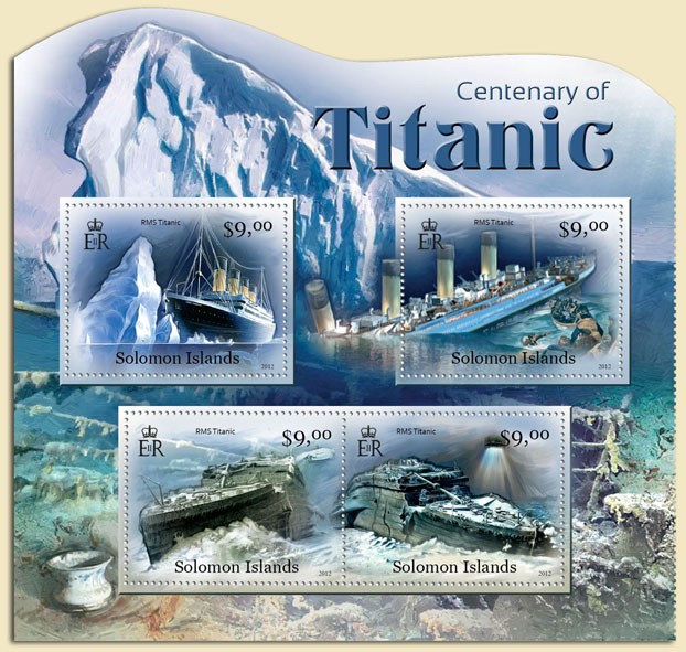Centenary of Titanic - Issue of Solomon islands postage stamps