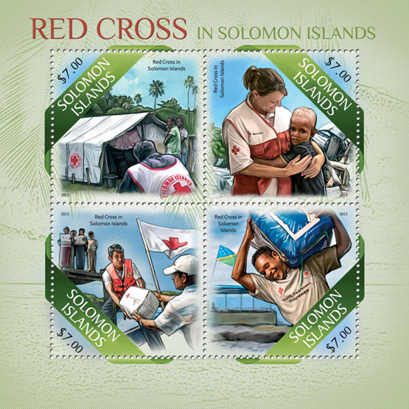 Red Cross - Issue of Solomon islands postage stamps