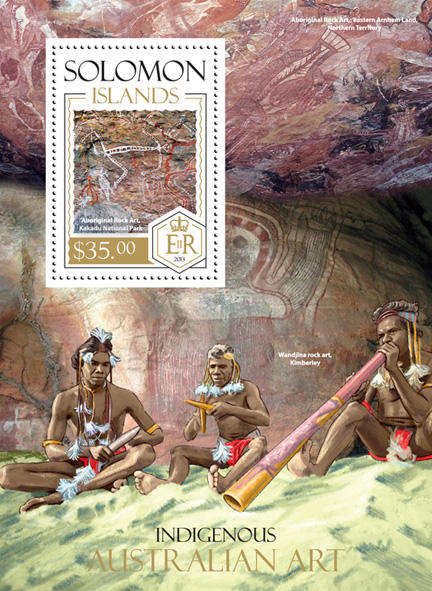 Art - Issue of Solomon islands postage stamps