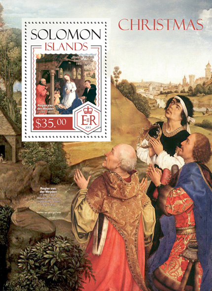 Christmas - Issue of Solomon islands postage stamps