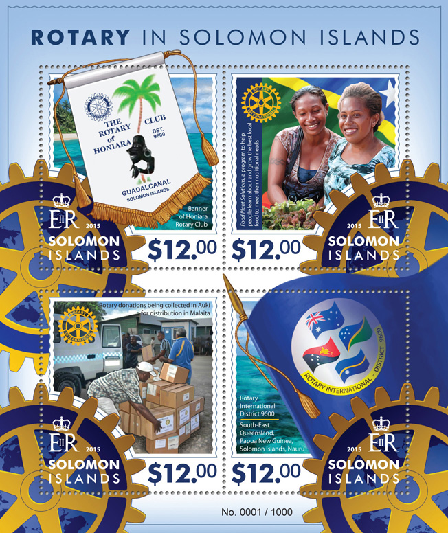 Rotary - Issue of Solomon islands postage stamps