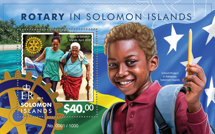 Rotary - Issue of Solomon islands postage stamps