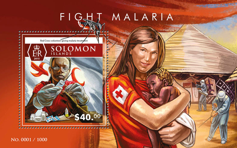 Malaria - Issue of Solomon islands postage stamps