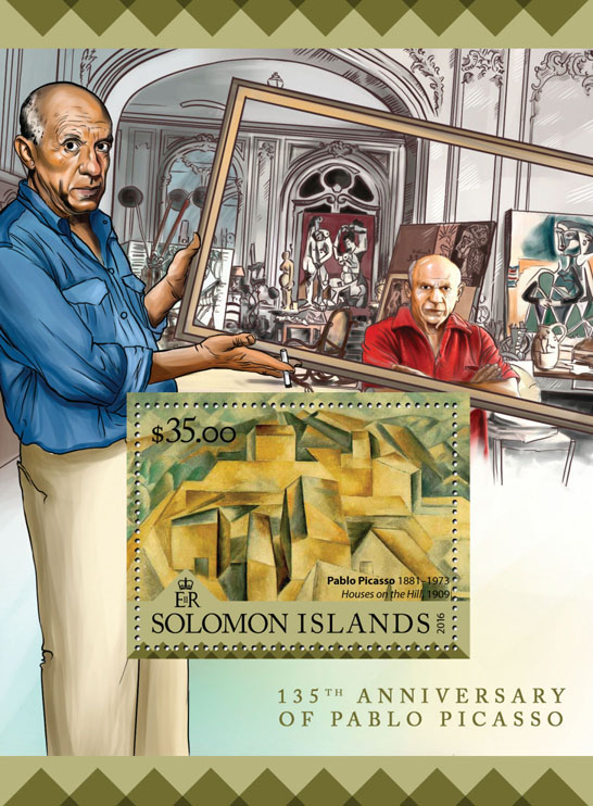 Pablo Picasso - Issue of Solomon islands postage stamps