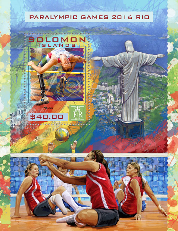 Paralympic Games - Issue of Solomon islands postage stamps