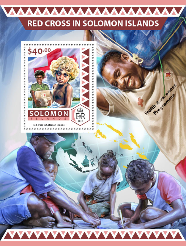 Red Cross - Issue of Solomon islands postage stamps